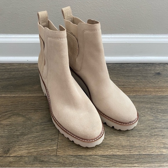 New Dolce Vita waterproof “Dune” tan suede H2O boots Size 6.5 Waterproof - Picture 3 of 10